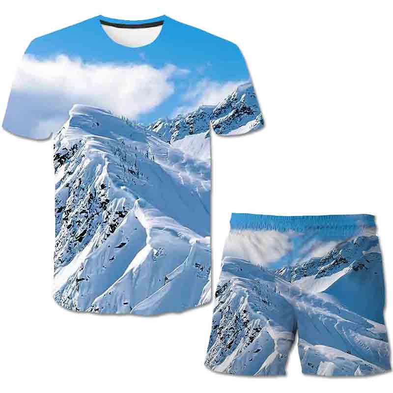 Летние детские футболки с волком, шорты, костюмы, топы с короткими рукавами с героями мультфильмов для мальчиков и девочек + брюки с эластичной резинкой на талии, комплект одежды из 2 предметов