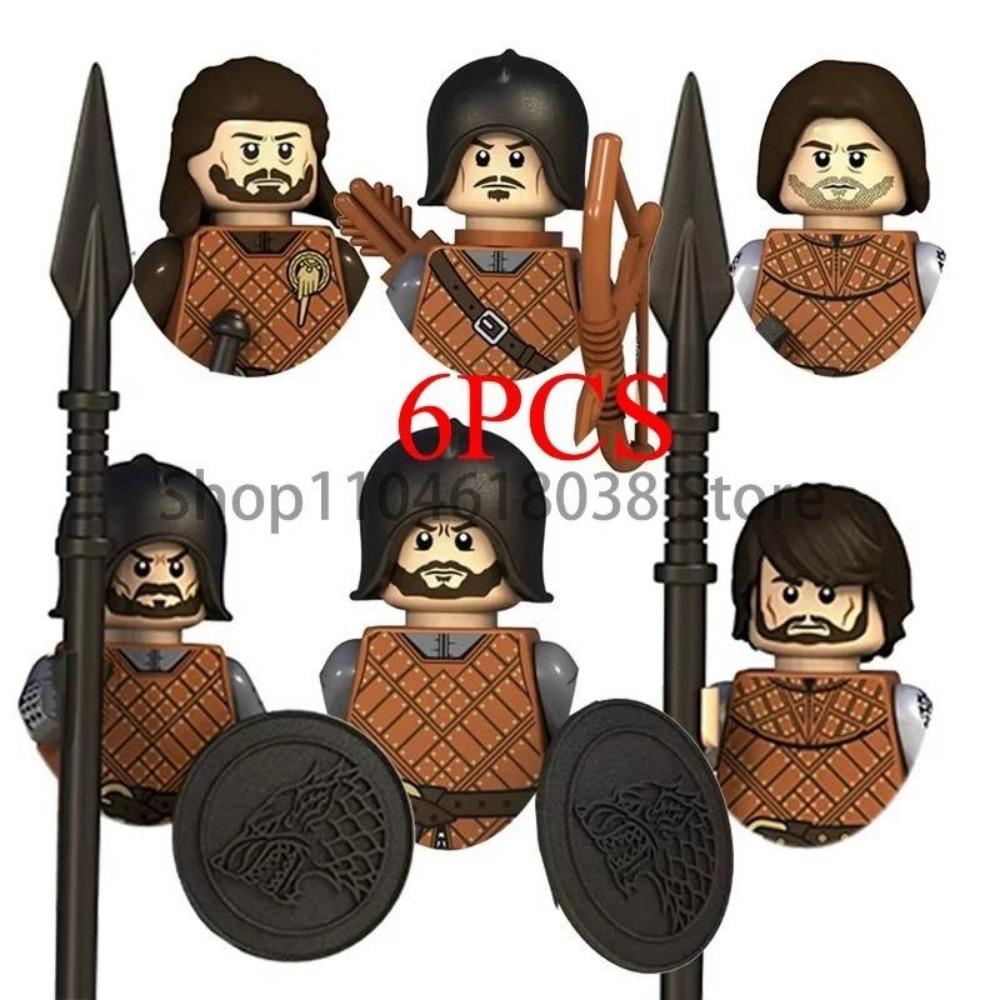 Зеленый Дракон Вороны Рыцари Щит Фигурки MOC Средневековые Древние Рыцари Сцена Строительный Блок Креативные Игрушки для Детей