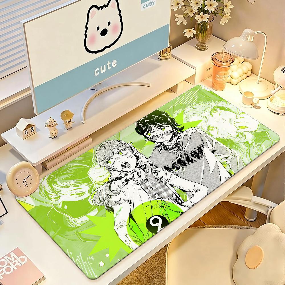 Manga TGSWIIWAGAA Cute Mouse Pad Anti Slip Rubber Edge Locked Thickened Laptop Gaming Desk Mat