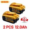 New 12000mAh 20V for Dewalt Power Tool Battery DCB206 20V 18.0Ah Battery DCB206 20V Battery DCB205 DCB200