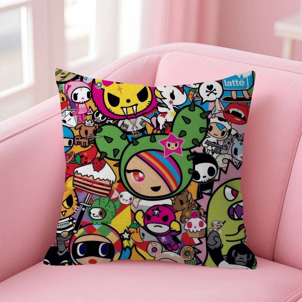 Japan Tokidoki cartoon Stitch Lucky Dragon pillow cover sofa cushion cover home room decoration children gift