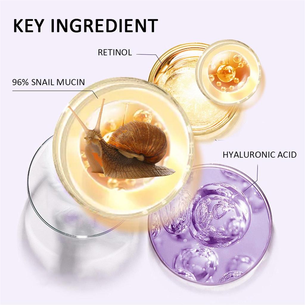 Укрепляющая сыворотка-карандаш с муцином улитки - разглаживает и устраняет мелкие морщины - глубоко увлажняет и питает кожу лица, 40 г