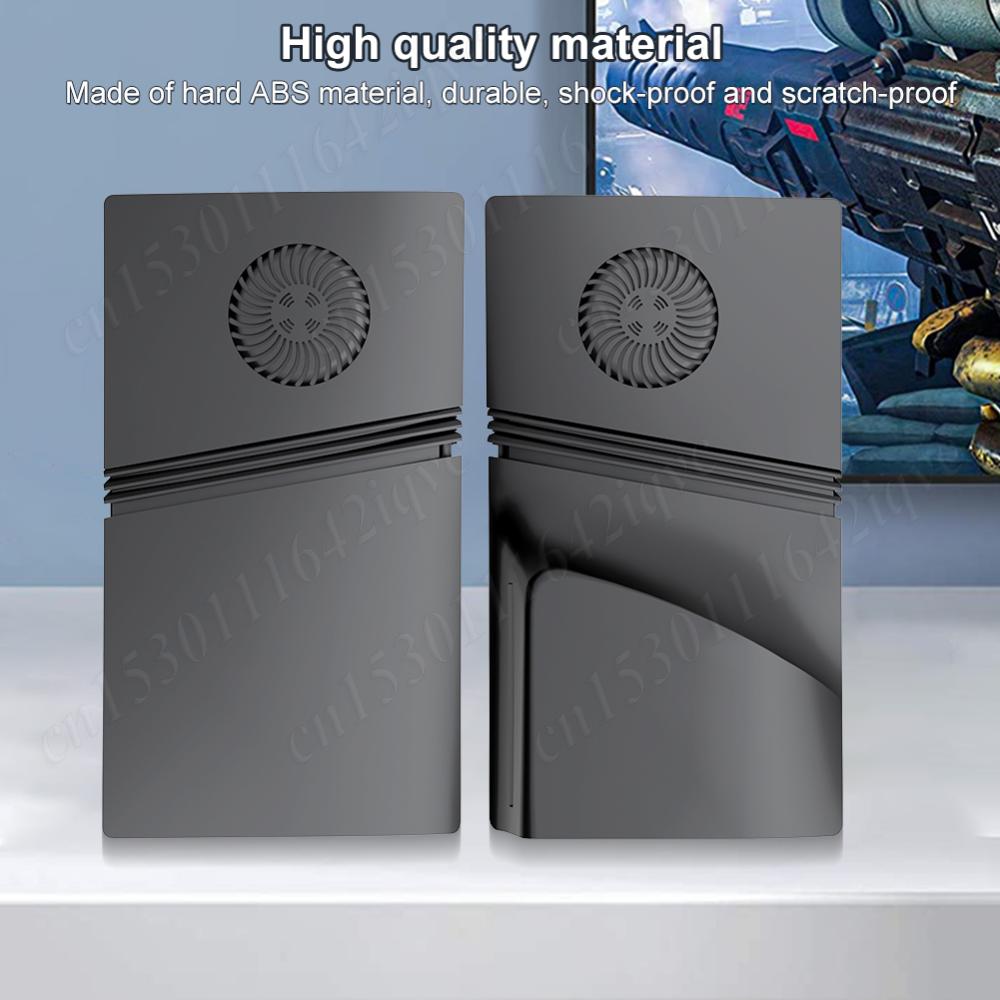 Replacement Faceplate for PS5 Pro Playstation 5 Pro Disc/Digital Console Face Plate Console Cover ABS Hard Case for PS5 Pro