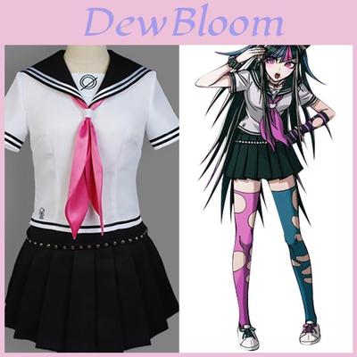 Высококачественный костюм Ибуки Миоды из Danganronpa, школьная форма, идеально подходящий для Хэллоуинских вечеринок