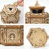 Robotime Rokr DIY Mechanical Music Box Kit 3D Wooden Puzzle Box for Adults Self-Assembly Building Project - Secret Garden
