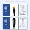 RCA to XLR Adapter Cable for Speaker, Microphone, Guitar, and Instrument Connection