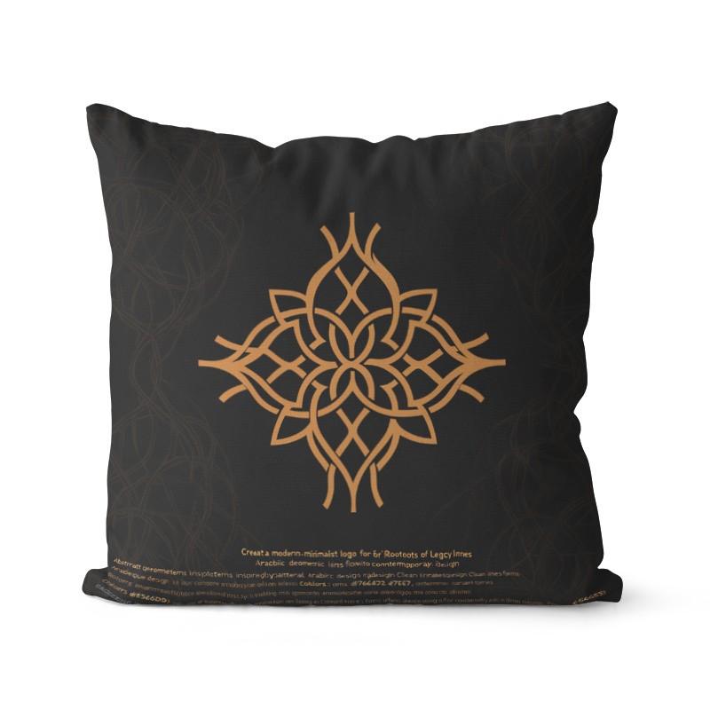 Exquisite Ornate Pattern Digital Printed Pillowcases Pattern Cushion Cover Suitable For Sofa Bedroom Car Pillow Cover