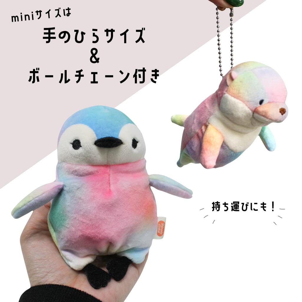 Shinada Global Серия Mochi Mochi Neko Радуга (мини) 7 x 5 x 14 см Плюшевый Кот Животное MONE-0088R