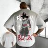 Plus Size Dragon Ball Summer Anime Printed Mens and Womens Tshirt Casual Parent Child Tops Harajuku Style Y2K Street Fashion