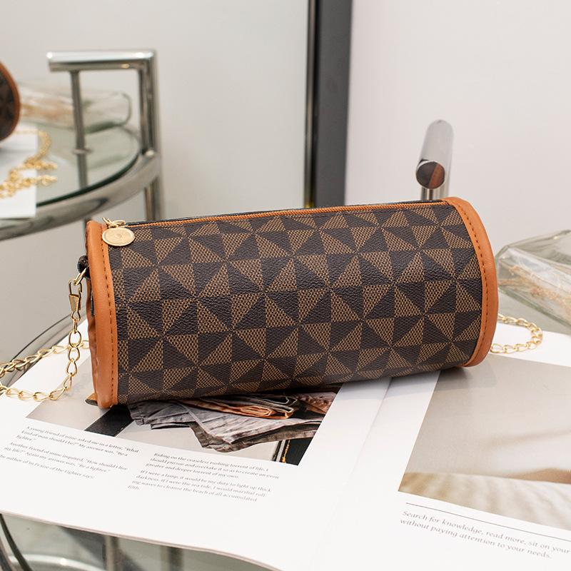 Женская сумка новая мода принт цилиндр сумка через плечо модная простая женская сумка-подушка сумка-мессенджер сумка