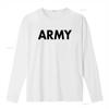 Army Men S T Shirt Military Training Pt Exercise Workout Gear Veterans Service Family Support Motivation White 4X Large