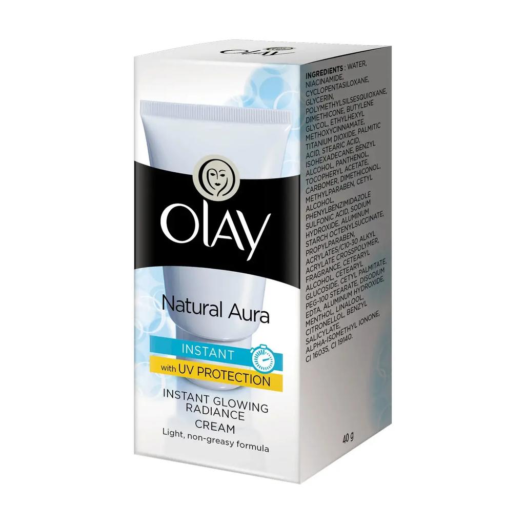 Olay Natural Aura 7 в одном мгновенное сияющее сияние с защитой от ультрафиолета, 40 г