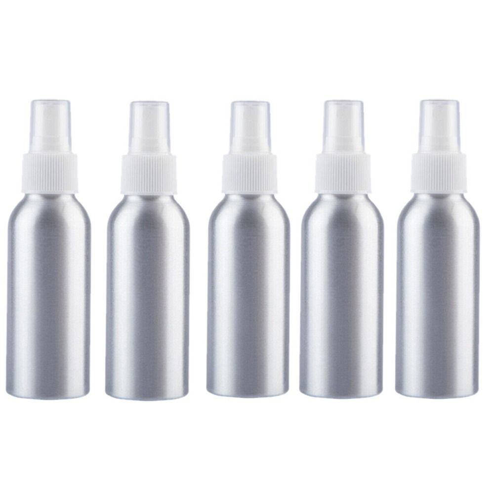 5 шт. дорожных многоразовых пустых флаконов-распылителей для духов, алюминиевый распылитель для духов