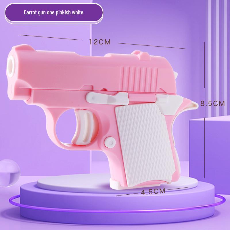 3D-печатная игрушка-редиска-пистолет в стиле TikTok: Пистолет Cub 1911 для снятия стресса