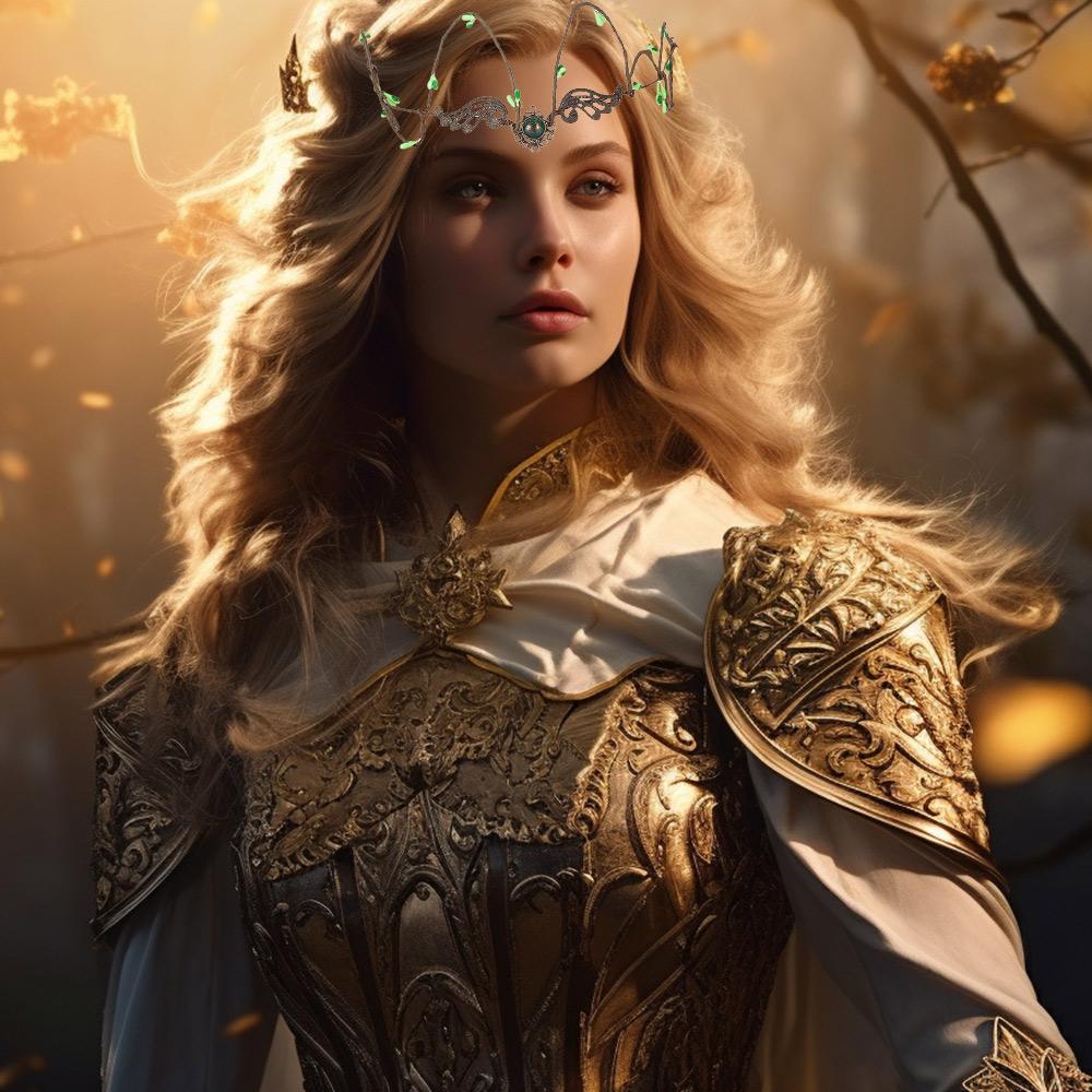 Свадебный стиль Эльфийская корона Дизайн лозы Сказочная диадема Новая лесная корона