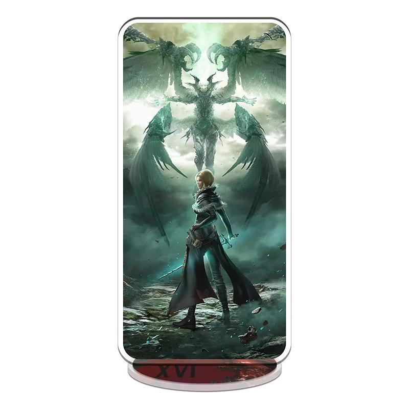 16см Фэнтези Игра Периферия КЛАЙВ-РОЗФИЛД Акриловые Стенды с Персонажами Карточные Подарки для Мальчиков Коллекция Украшение Игрушки Куклы