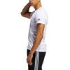 Adidas T Shirts Men's White Crew Neck Moderate Straight Fit FT2796