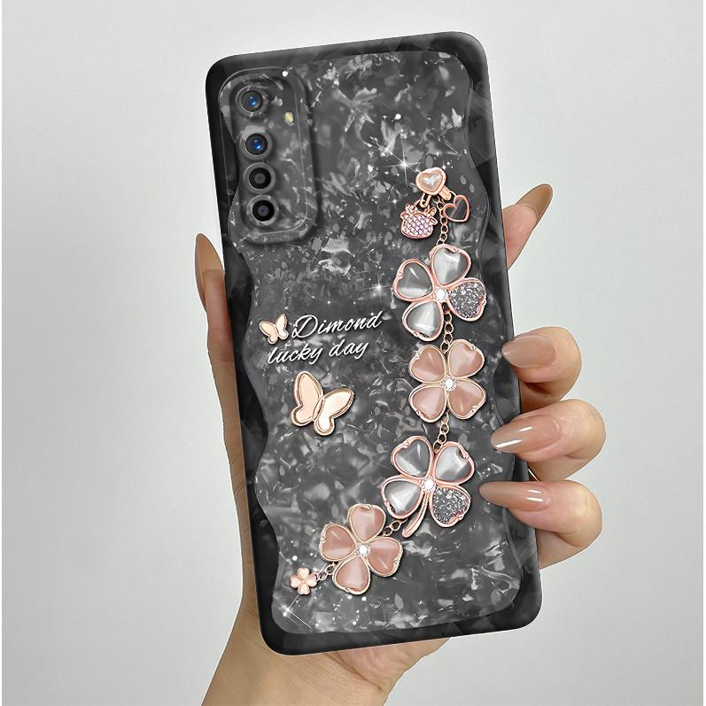 Для Realme X2 XT Чехол RMX1921 RMX1991 RMX1993 Красивые Цветы Силиконовый Мягкий ТПУ Ударопрочный Чехол для Телефона Для OPPO K5 Coque Fundas