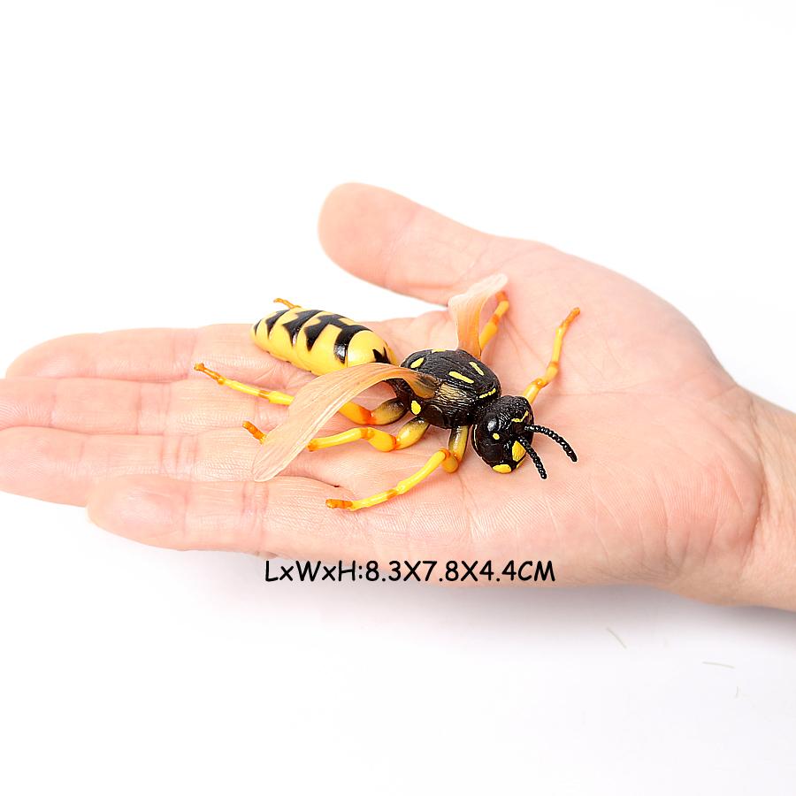 Insect Toy Miniature Insects Figures Animal Figurines Beetle Bee Spider Models Action Figure Plastic Animals Toys for Children