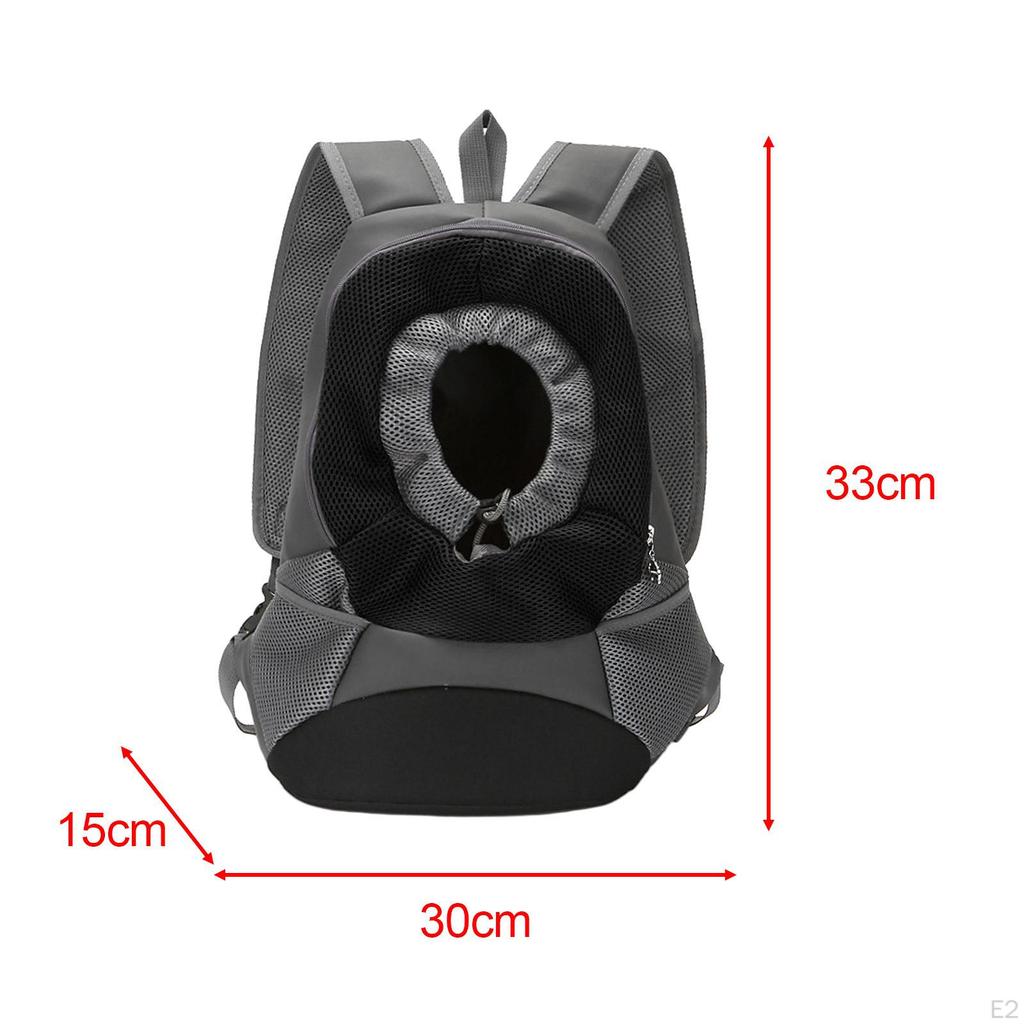 Рюкзак-переноска для собак, боковой сетчатый карман для домашних животных, небольшой передний дорожный рюкзак