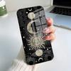Yinuoda Забавный чехол для телефона с изображением лица солнца и луны для Samsung A56 A36 A26 A16 A15 A25 A35 A55 A14 A34 A24 A54 Стеклянный чехол