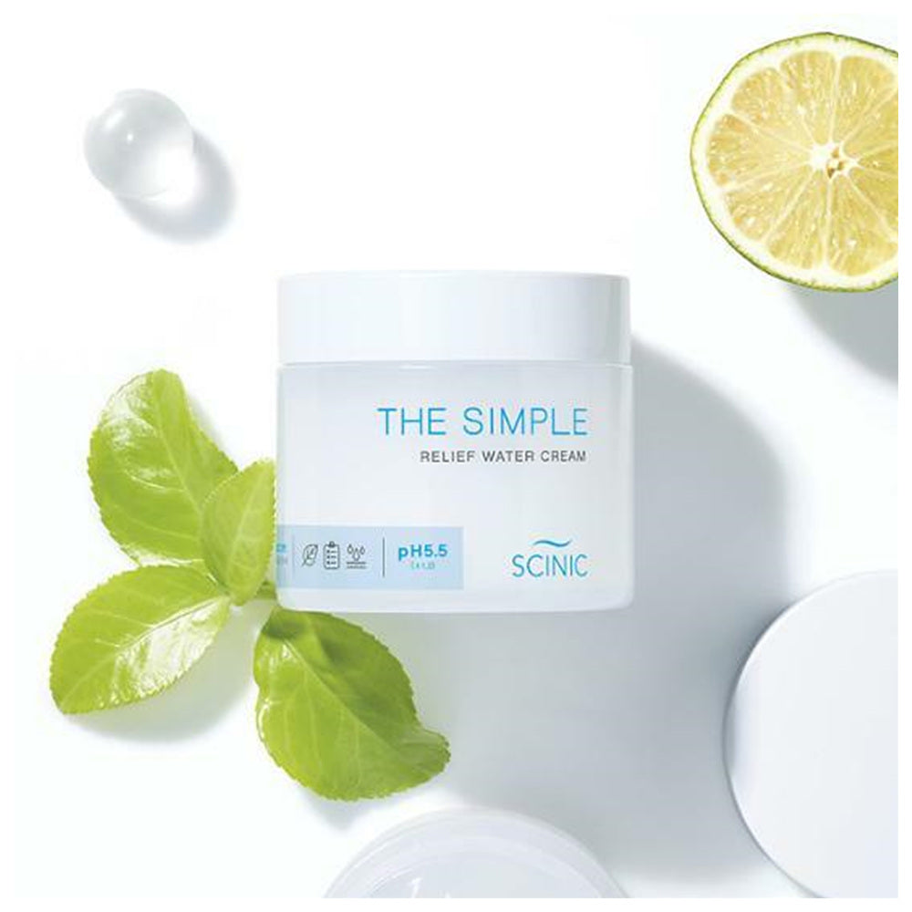 Scinic Увлажняющий крем Simple Relief Двойной план (80 мл + 80 мл)