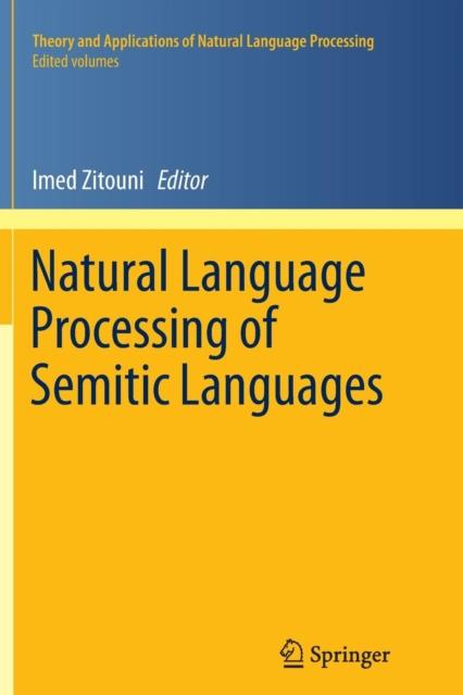 Книга Natural Language Processing of Semitic Languages