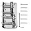 Профессиональный металлический четырехструнный басовый бридж для 4-струнной электробас-гитары