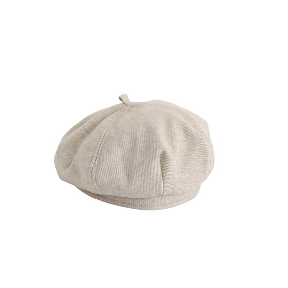 Warm Octagonal Cap Soft Artist Painter Cap Fashion Children Winter Beret Hat Toddler
