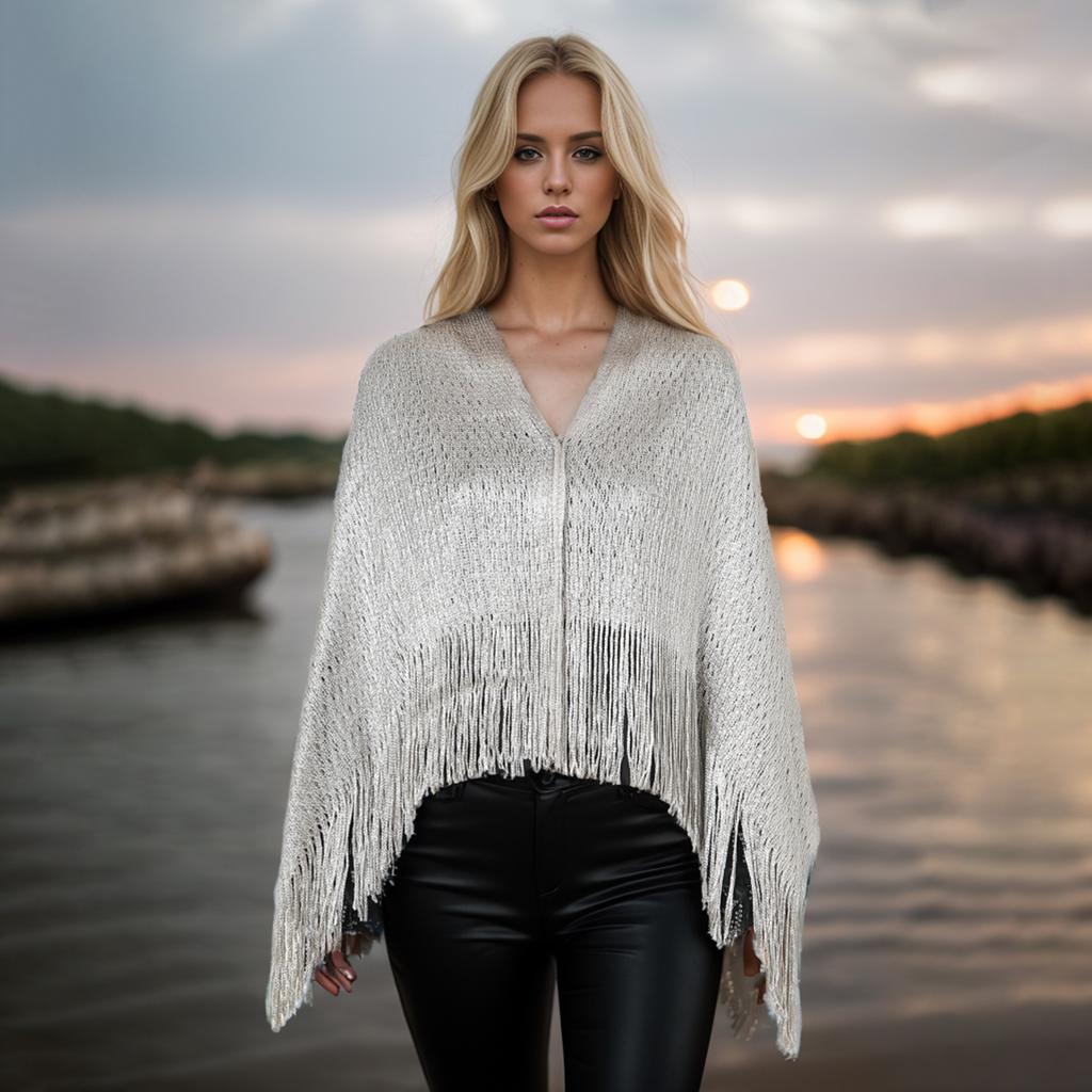 New Sparkling Metallic Scarf with Buckle Women Evening Party Shawl Gold Silver Shiny Shawls for Bridge Bridesmaid Wedding Wraps