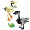 AI Tung Tung Sahur Building Blocks Figurine Shan Hai Jing Animal World Insect Set Brick Fox Running Shoes Shark Toy Gift Model