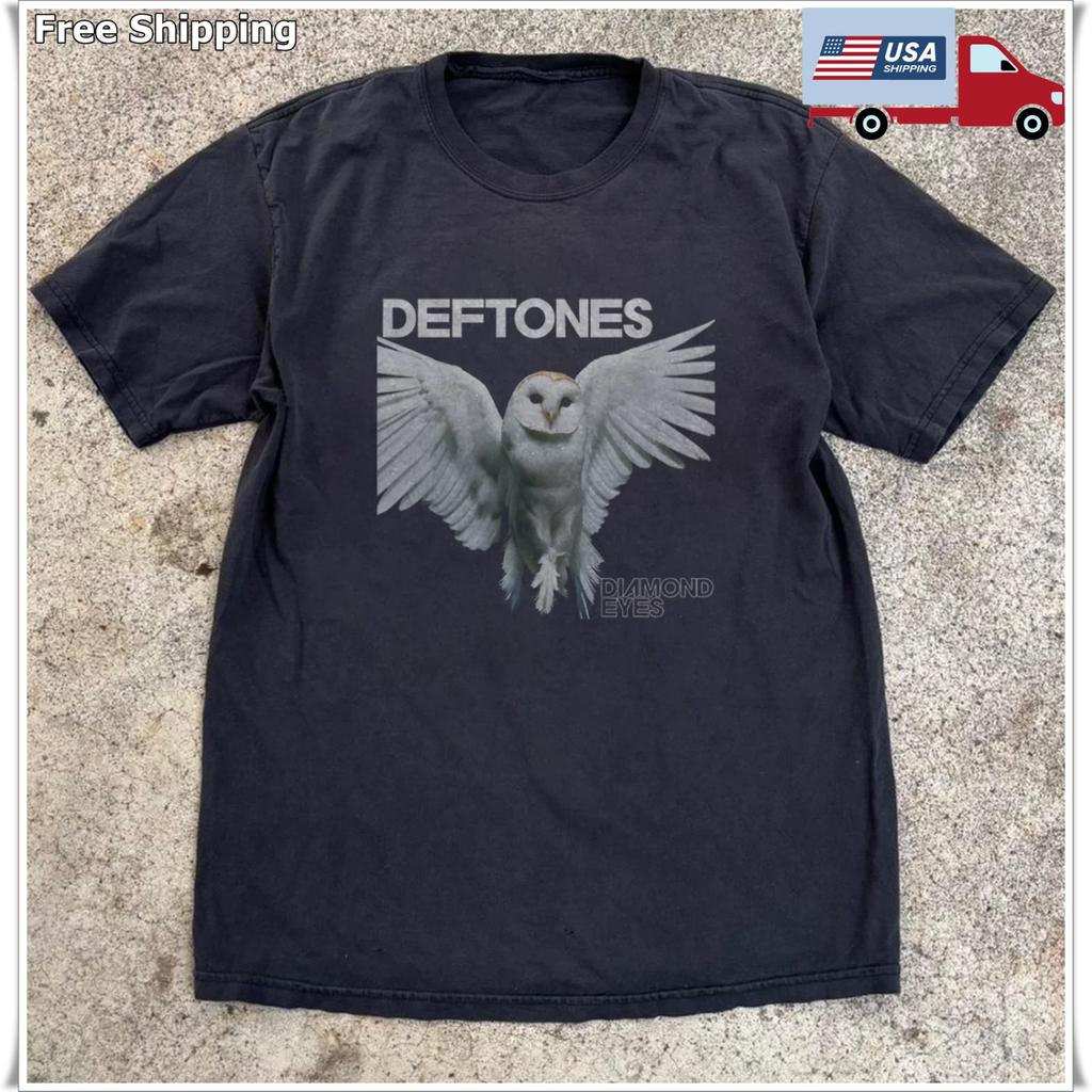 Rare Deftones Diamond Eyes T-shirt, Unisex Black T-shirt, Size S-