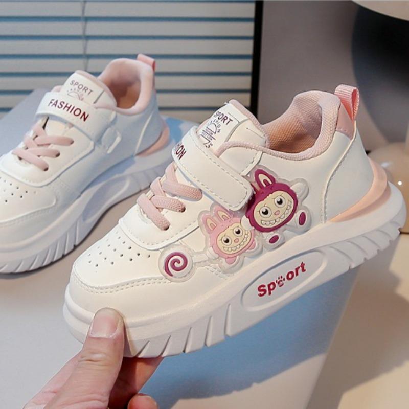 Зимние хлопковые туфли для девочек, туфли принцессы, нескользящая спортивная обувь, утепленные флисом теплые кроссовки