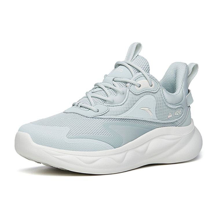 Anta Кроссовки женские Mian Mian Tan 2 Gel Technology Low Top, белые, серые, зеленые, 922215535-4
