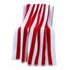 Thickened Beach Towel Contrast Color Stripe Extra Quick Absorbent Lightweight Throw Blanket