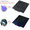 229x257mm PEI Sheet for Ultimaker 2 Build Plate PEI PEO Sheet Double Sided Smooth/Textured Spring Steel Flexible Heated Bed