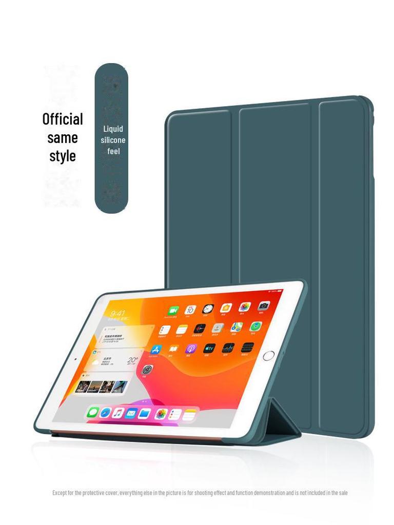 Triple-Fold Solid Color iPad Protective Cover for Pro 11/Air 4 & 5/iPad 10th Gen 10.9 inch/Mini 6/10.2 Inch
