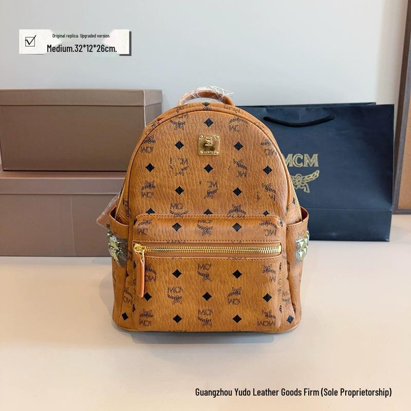 Мужской модный рюкзак в стиле колледж с шипами: Дорожная и повседневная сумка большой вместимости