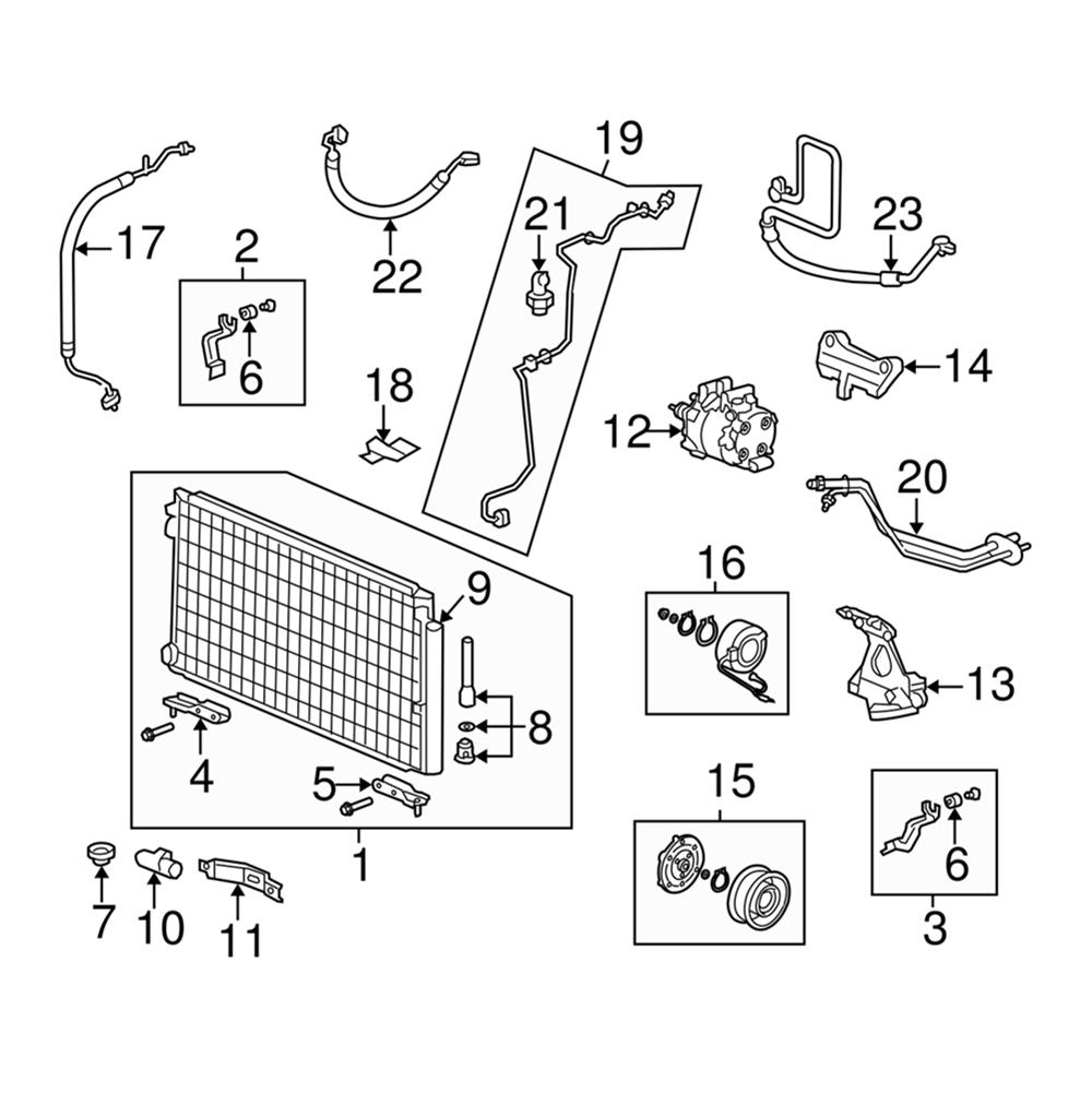 Для 06-11 Honda Civic 1.8L Кронштейн компрессора 38930-RNA-A00