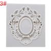 European Pastry Antique Mirror Frame Fondant Cake Mold Silicone Mould Border Embossing Pastry Tool
