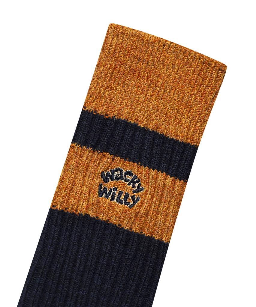 Носки WACKY WILLY с блоками цвета и типографикой, 3 пары