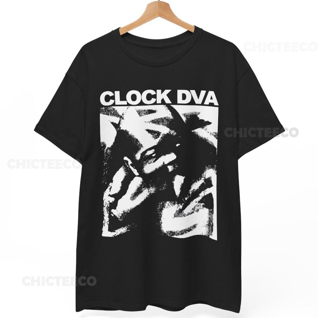 Clock DVA T-Shirt Industrial EBM Experimental 80s Post-Industrial Unisex Tee