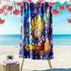 DRAGON BALL Print Beach Towel, Large Soft Quick Dry Towel for Beach Camping Swimming