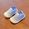 Весенние и летние модели мужской и женской детской обуви для малышей, детские тапочки с мягкой подошвой и нескользящей подошвой, дышащие плетеные тапочки для полетов