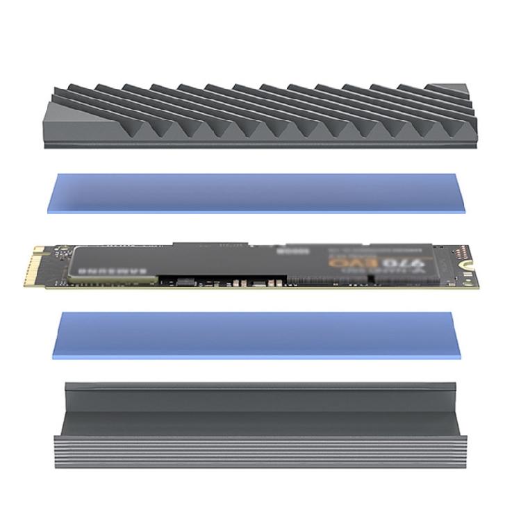 Compactly M.2 2280 SSD Heatsink Easy Installation Seamlessly Integration With PC Components for Desktop PC Workstations