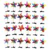 Pack of 24 Pinwheel Hair Clip Colorful Windmill Hairpins Fun Hair Barrette Women Headwear Elegant Hair Pin Accessories