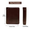 Classic Style Wallet Genuine Leather Rfid Wallets for Men Thin Short Multi Function Tri Fold Card Holder Male Purse Money Clip