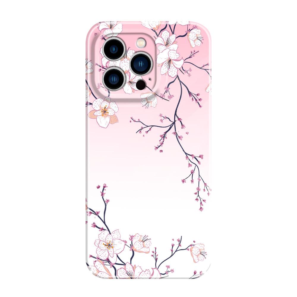 Красивый чехол для телефона 'Зимний жасмин' для iPhone 13 12 11 7 8 6 6S Plus Pro Max Mini X XS XR SE 2020 2022 Пленка Жесткий чехол