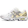 Gel-Nimbus 9 Marathon Low-Top Running Shoes Women Running Shoes White Silver Yellow 1202A278-101