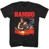 Футболка Rambo Первая кровь Часть 2 Фильм Сталлоне Летняя Мужская и Женская Свободная и Дышащая Футболка Топ